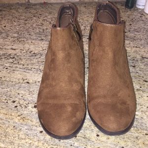 Brown ankle boots